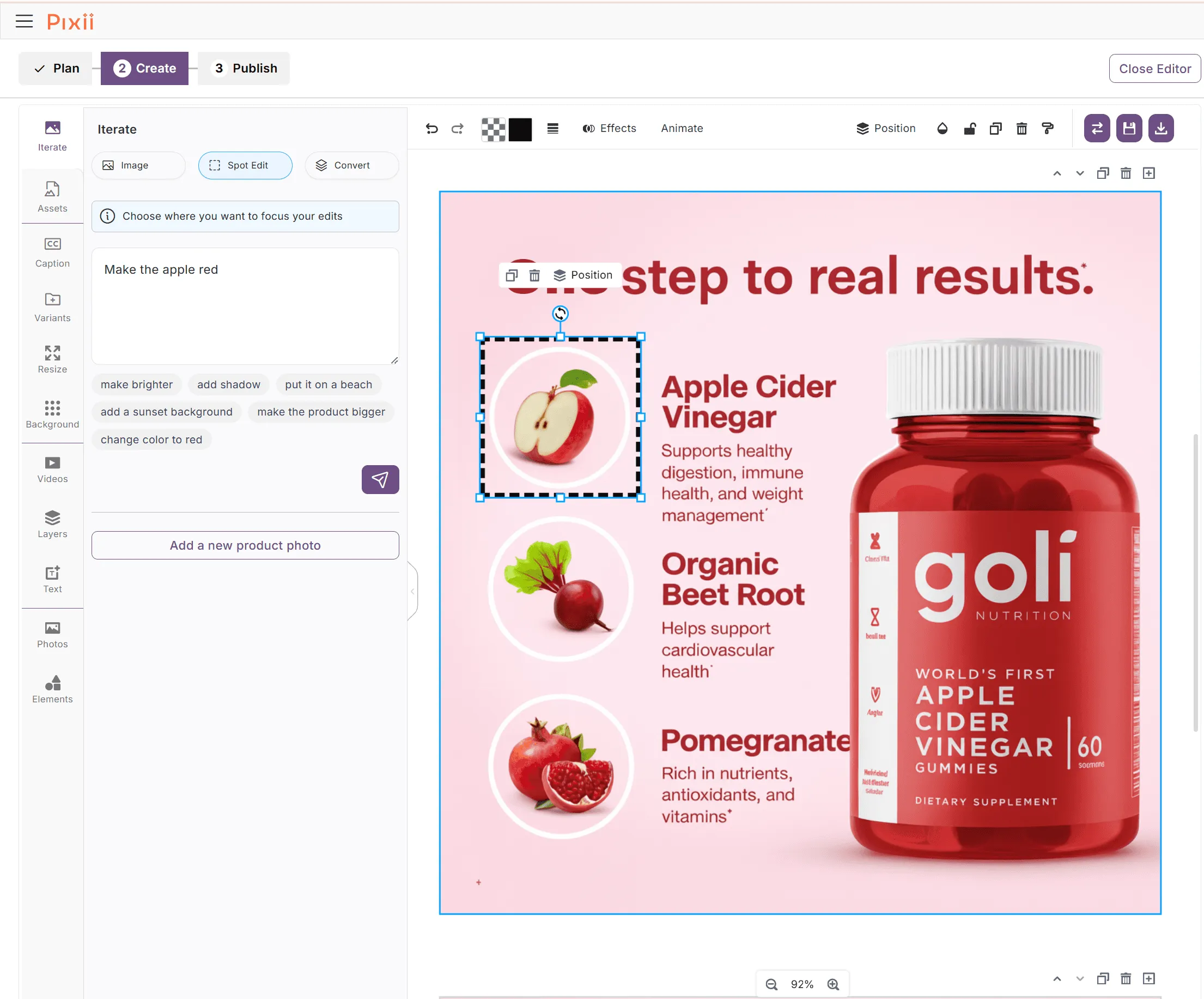 SpotEdit by Pixii: The Button That Only Changes One Thing