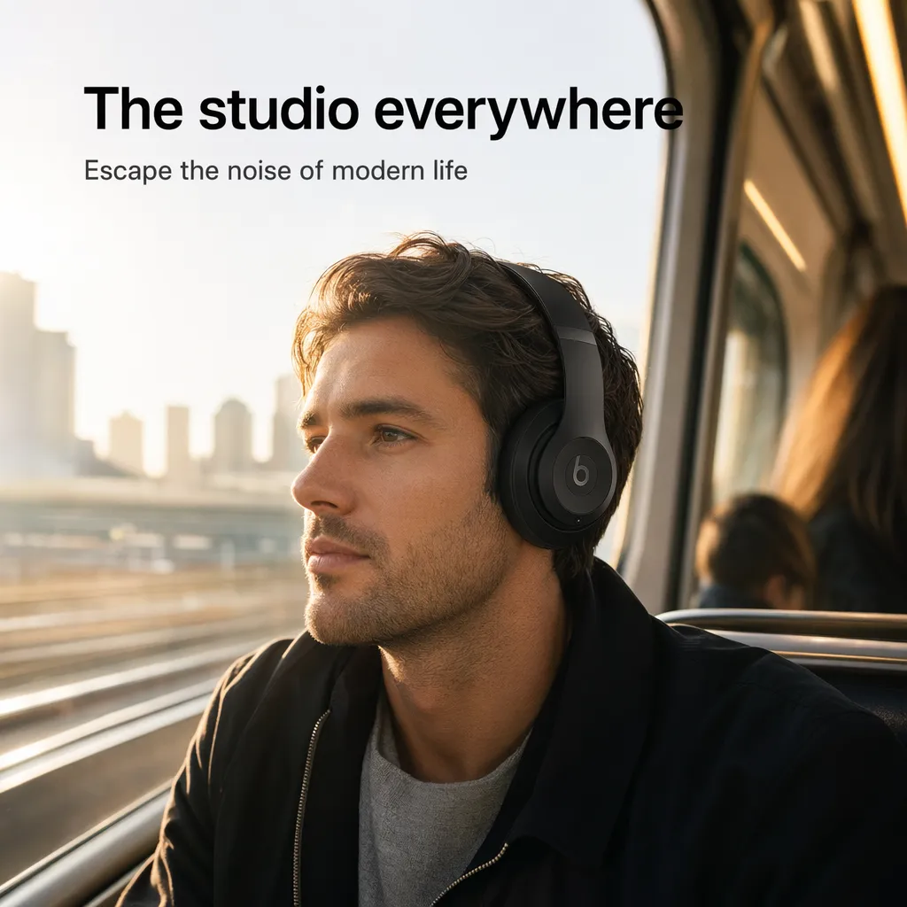 Pixii-generated Amazon listing image of Beats Studio Pro headphones (2 of 7)