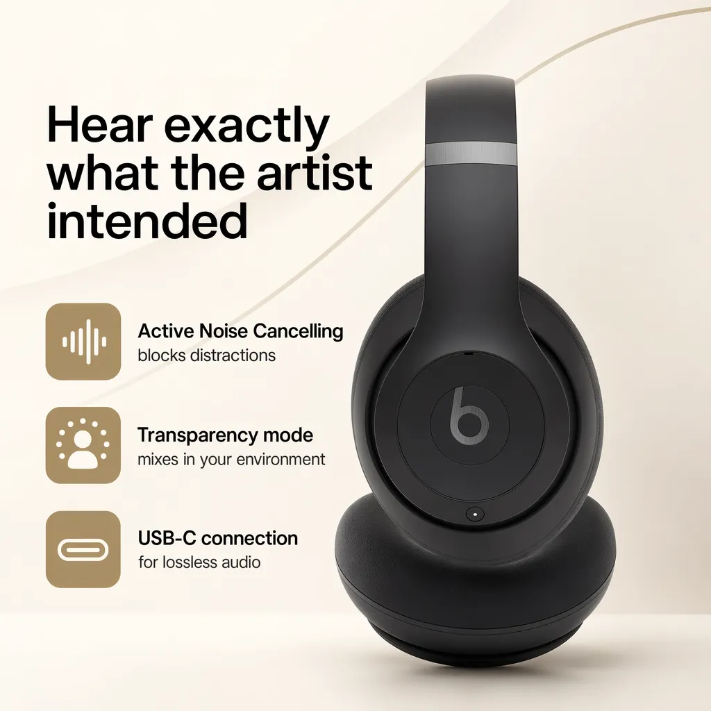 Pixii-generated Amazon listing image of Beats Studio Pro headphones (3 of 7)