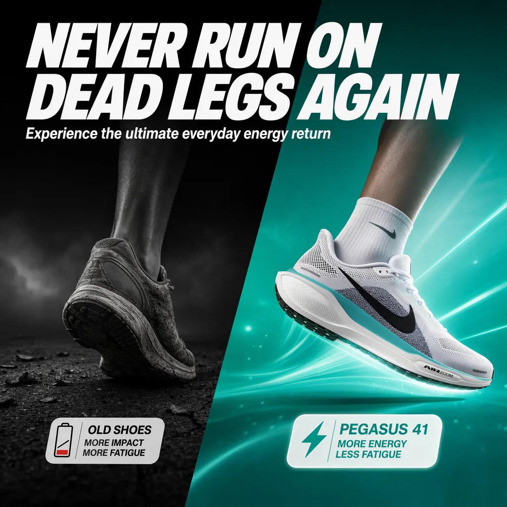 Pixii-generated Amazon listing image of Nike Pegasus 41 running shoes (7 of 7)