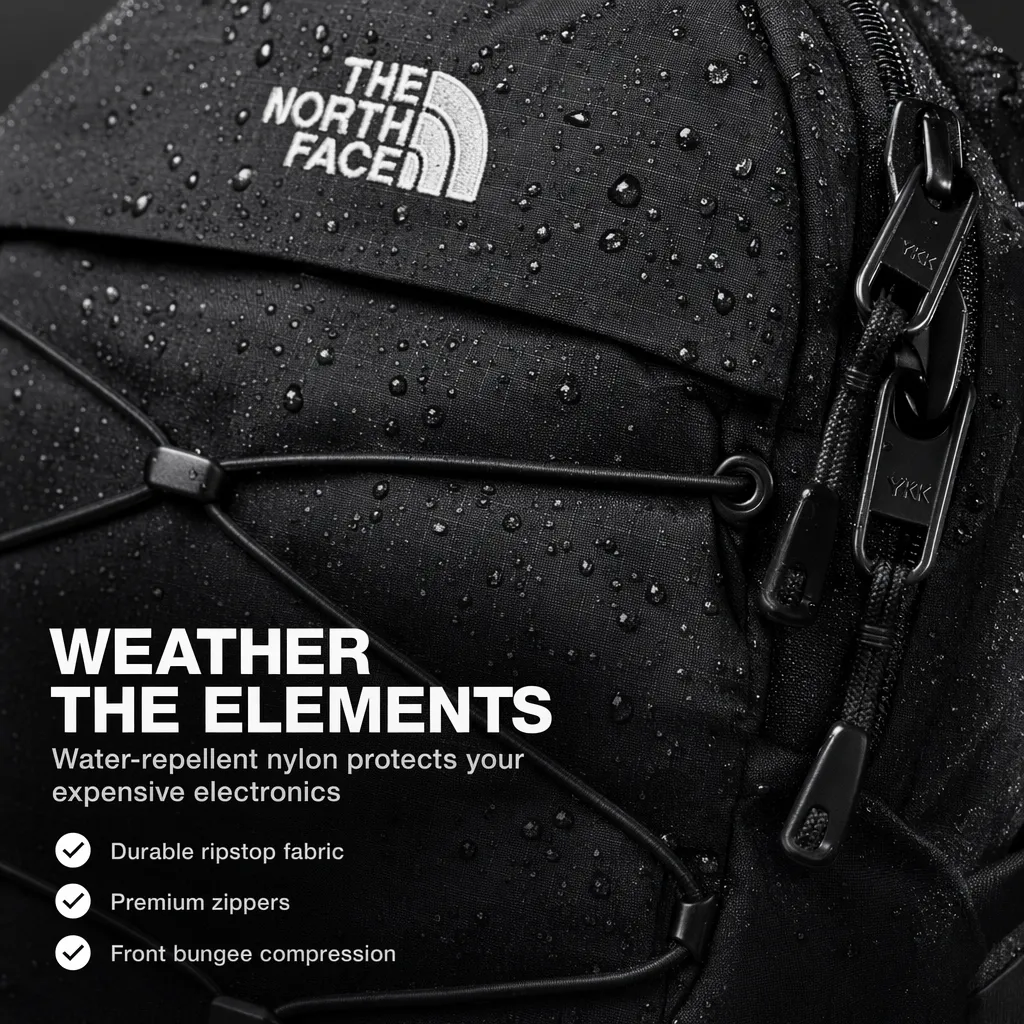 Pixii-generated listing image of a North Face Borealis backpack (7 of 7)